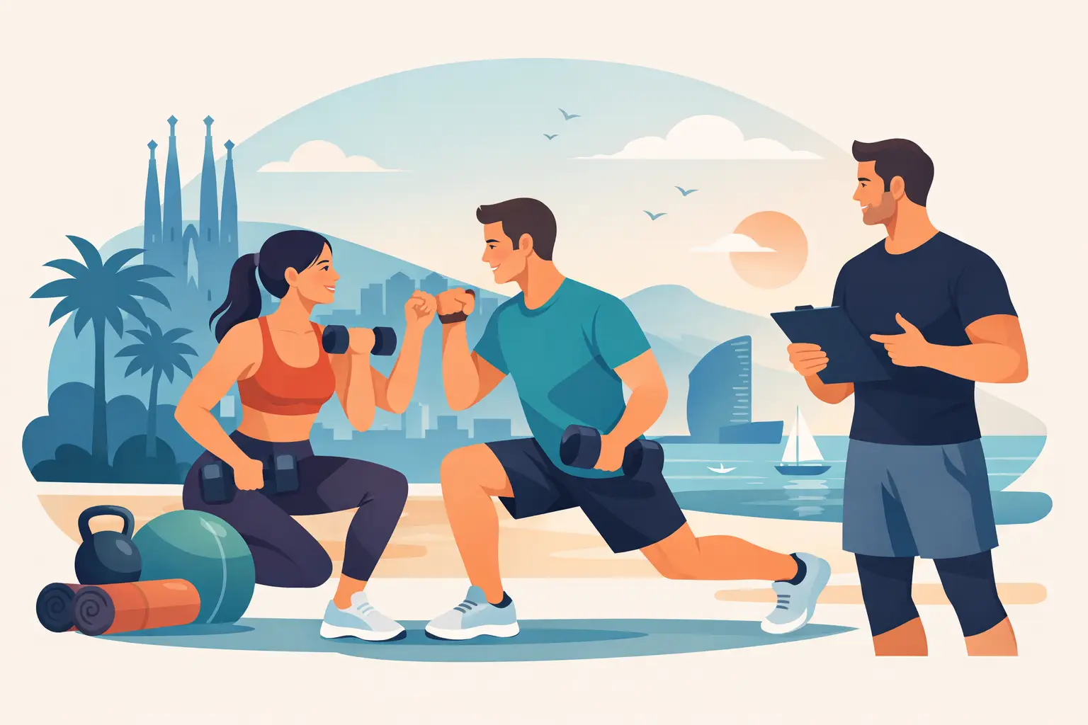 Personal Training for Couples in Barcelona That Works