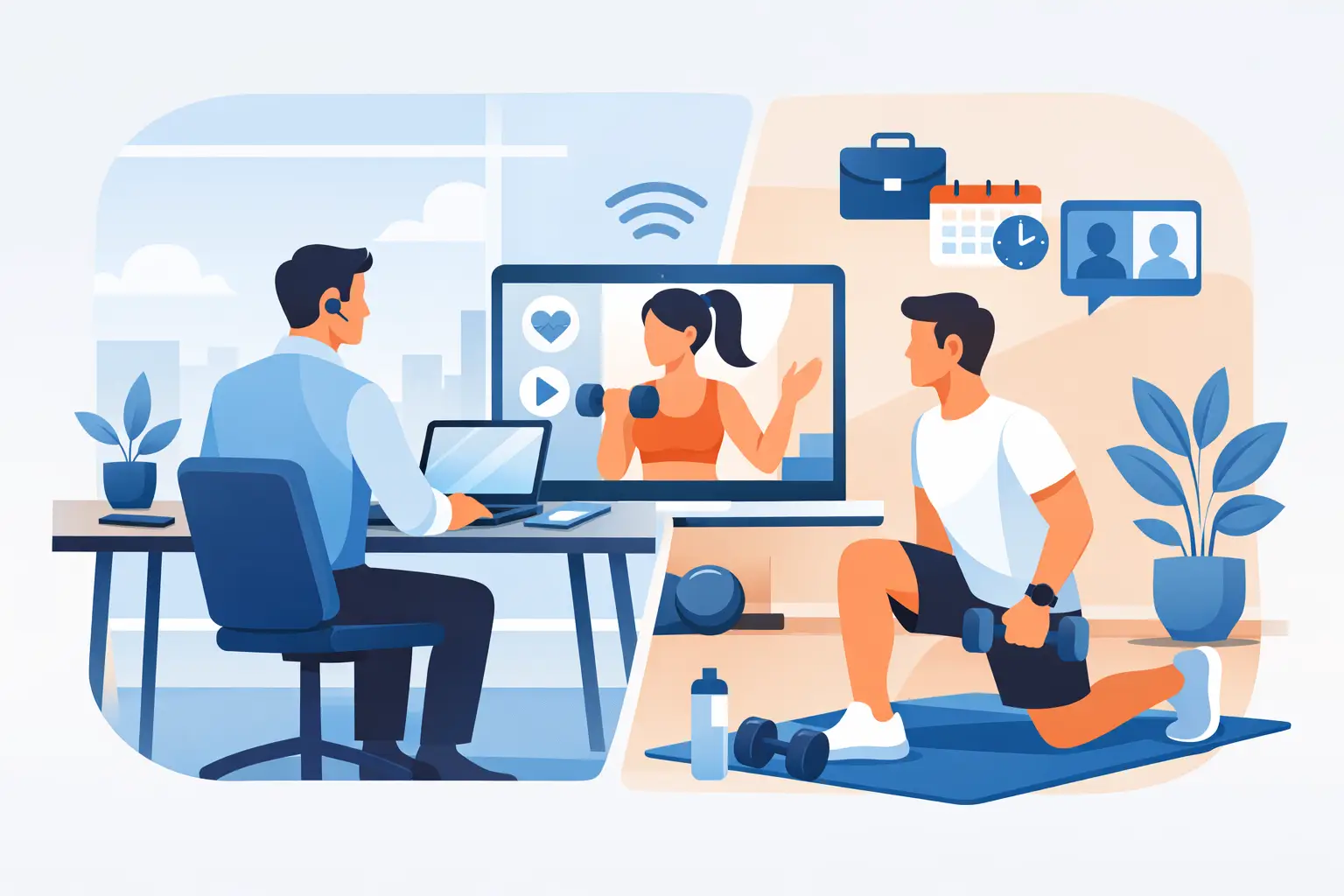 Remote Fitness Coaching for Busy Professionals