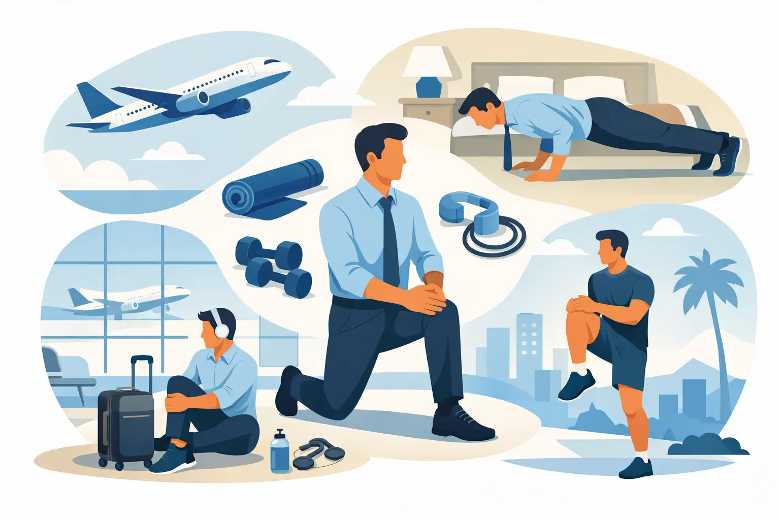 Best Exercises for Busy Professionals Who Travel