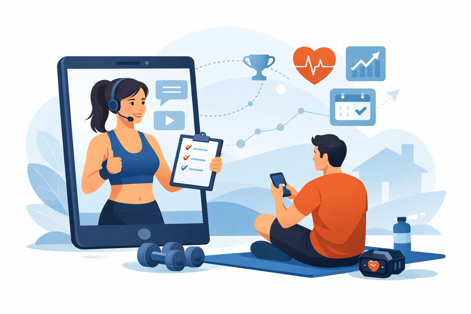 How an Accountability Fitness Coach Online Works