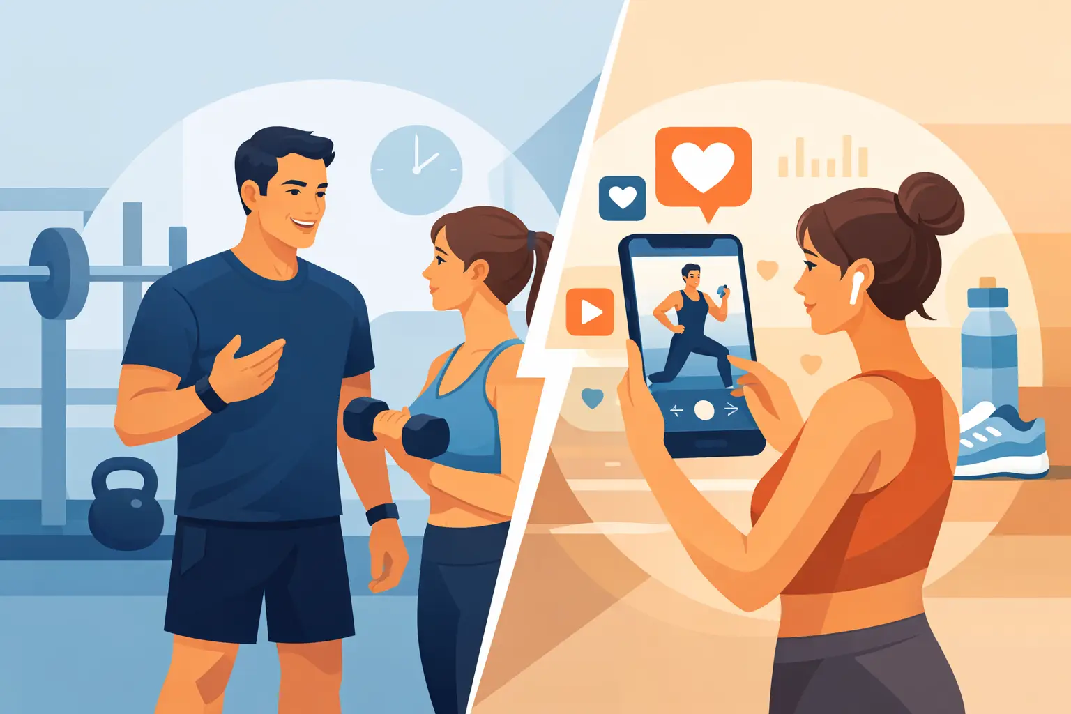 Personal Trainer Versus Fitness App: Which Fits?