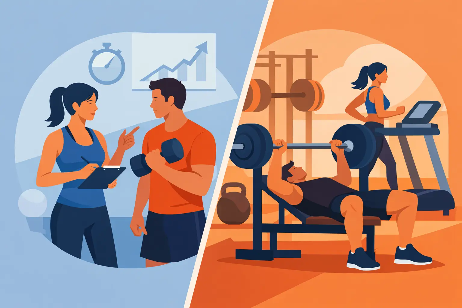 Trainer Versus Gym: Which Gets You Results?